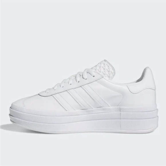 adidas Gazelle Bold Triple White - Picture 5 of 10